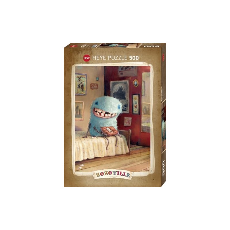 Heye - Zozoville: Diente de Leche, Puzzle, 500 Piezas, Multicolor,