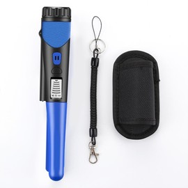 Handheld Metal Detector with Buzzer Vibration Waterproof Gold Detector Portable Finder Probe for Adults and Children to Explore Outdoors