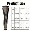 Custom In Stock Long Full Copper Knee Brace Nylon Compression