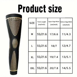 Custom In Stock Long Full Copper Knee Brace Nylon Compression Breathable Non Slip Spandex Support Basketball Compression Leg SleeveSize: Xl
