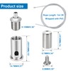 Teemyaa 20 Sets Hexagon Light Fixture Hanging System Kit, Ceiling