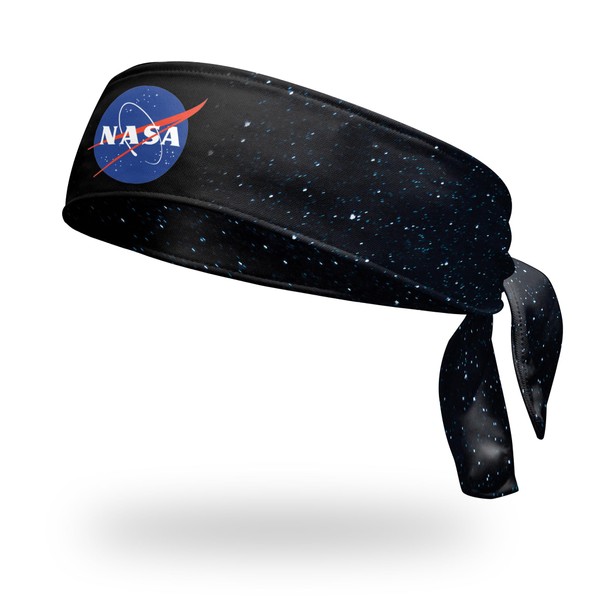 Suddora Diadema de corbata de la NASA - Diadema estilo ninja para entrenamiento, deportes y accesorios de eventos de la NASA