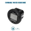 Runleader HM005R Inductive Tachometer Round Timer Hour Meter Waterproof for