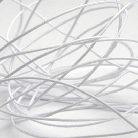 FUJIYAMA RIBBON Matsuba Cord, Approx. 0.04 inch (1 mm), White, 3.6 ft (9.14 m) Roll, Crafts, Clothing, Wrapping, Strap Cord