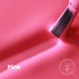 MAYCHAO 15ML Gel Nail Polish 1Pc Pink Gel Polish Soak Off UV LED Nail Polish Nail Art Starter Manicure Salon DIY at Home, 0.5 OZ