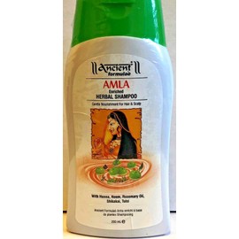 Hesh Amla Herbal Shampoo-200ml Ancient Formula Henna, Neem, Rosemary, Shikakai,