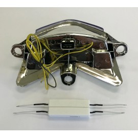 Clear Alternatives 04-05 ZX10R LED Green Taillight Tail Light Rear Brake Integrated Signals