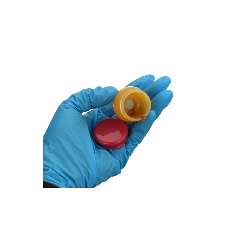 COSIDEA 20pcs 0.21 oz Tarros de bálsamo labial de plástico
