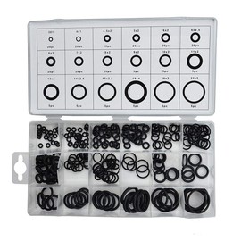 Nitrile Rubber O Ring Sealing Gasket Assortment Kit for Plumbing,Automotive Sealing Washer, Pack of 225pcs in 18 Popular Metric Sizes