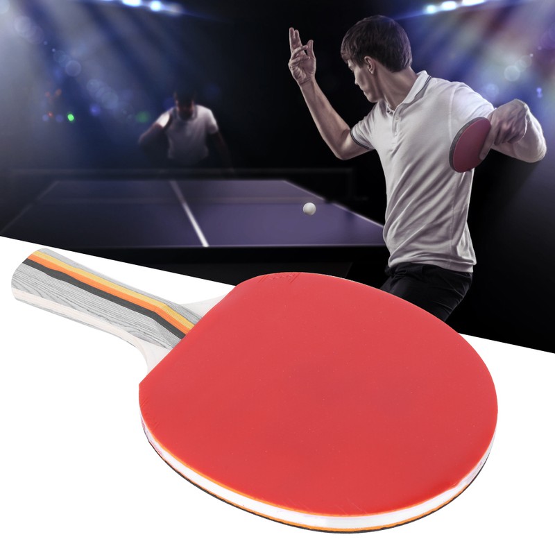 Training Competition Long Handle Table Tennis Racket Pong Paddle Sport