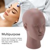 Female Bald Head Mannequin PVC Soft Rubber Human Skin Texture