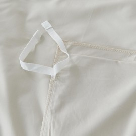 100% Pima Cotton Percale Duvet Set - 3 Pc King Size Duvet Cover with Shams - Breathable, Durable, Long Staple Cotton Bedding Set - Corner Ties & Zipper Closure (King/California King, Sand)