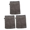 WOONEKY 3pcs Microfiber Face Cloths Face Scrubber for Acne Makeup