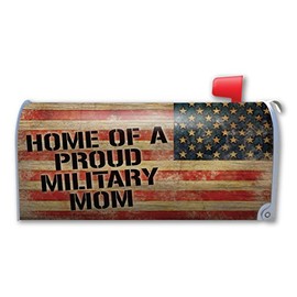 Home of A Proud Military Mom Large Mailbox Cover Magnet by Magnet America is 26" x 20.5" Made for Metal Mailboxes