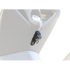 Kijima 303-1574 Motorcycle Motorcycle Parts Helmet Lock NMAX Black