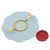 krastmon Metal Petal Shaped Wax Seal Stamp Mold with Silicone