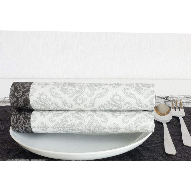 50 APARTina Napkins Ornament 33 x 33 cm Fabric-Like Airlaid