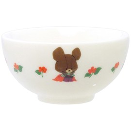 Bear School Jackie Rice Bowl Approx. 4.3 inches (11 cm), Retro Girly Jackie, Made in Japan 785119
