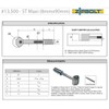 Zipbolt UT 13.500 ST Maxi 8mm Knock Down Connector -