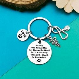 Veterinarian Appreciation Gifts Vet Techs Keychain Thank You Gift Veterinary Technician Gift Doctor Assistant Gifts Animal Rescue Gifts Veterinary Student Graduation Gift Animal Lovers Gift Christmas