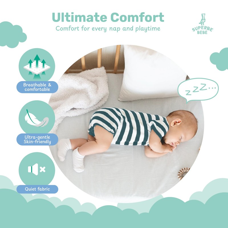 Waterproof Single Mattress Protector 90x190cm with 30cm Deep Pocket -