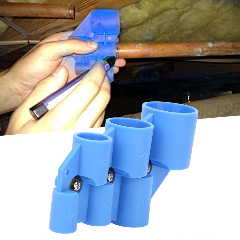 Chazcool Pipe Depth Gauge, Depth Gauge and Pipe Deburring Tool,