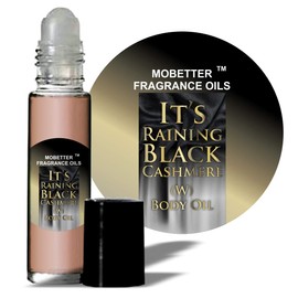 It's Raining Black Cashmere Perfume Fragrance Body Oil for Women by Mobetter Fragrance Oils