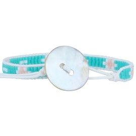 KELITCH Retro Miyuki Pearl Bracelet Bangle Cuff Bracelet Women Bohemian Handmade Bracelet Jewellery 31P, miyuki