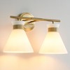 WOSHITU Gold Bathroom Light Fixtures: Modern Vanity Lighting Fixtures 2