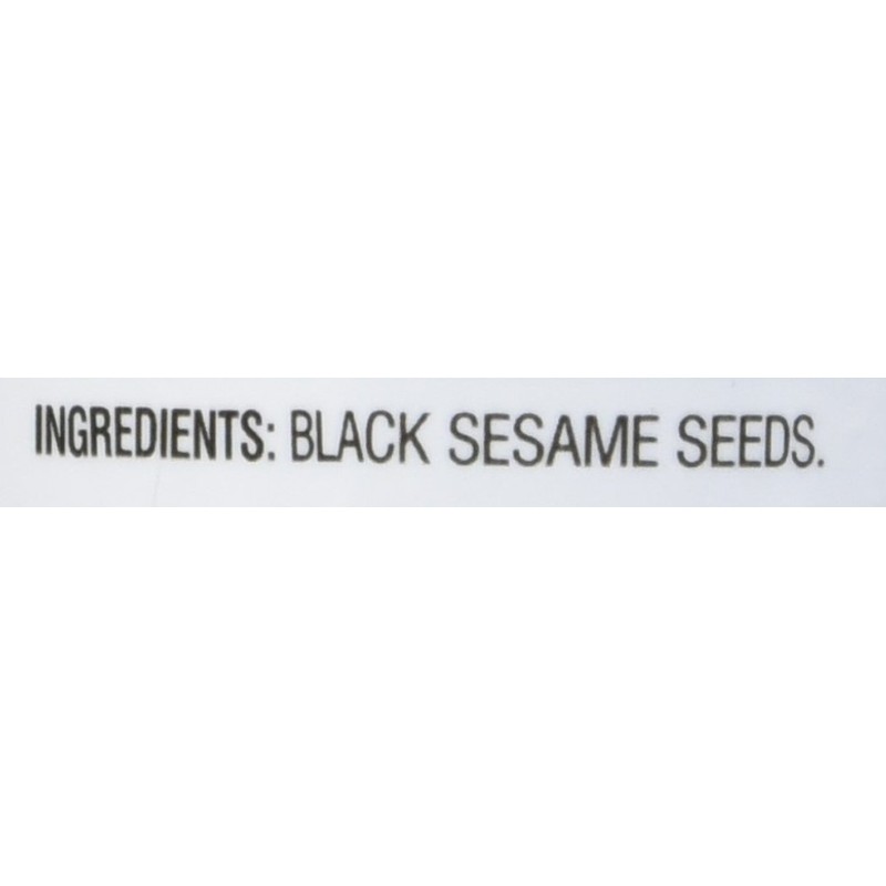 JFC Roasted Sesame Seed, Black, 3.5 Ounce (Pack of 12)