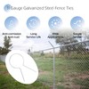 100 Pcs 11 Gauge Galvanized Steel Fence Ties fit for