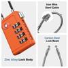 Puroma TSA Approved Luggage Travel Locks with Open Alert Indicator,