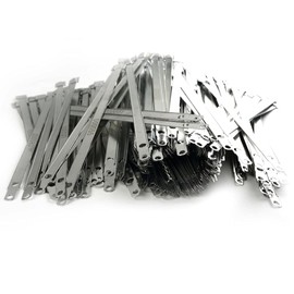 200 Metal Truck Seals, Shipping Seals, Trailer Seals, Flat Head Seals Sequentially Numbered (200 Pack)