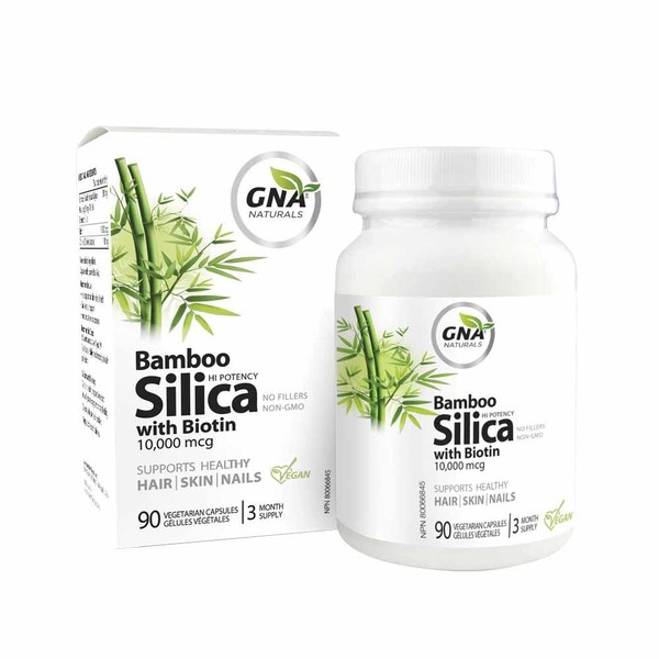 GNA Naturals Bamboo Silica with Biotin 90 Veg-Caps