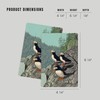 Horned Puffins (4x6 Birch Wood Postcards, 2-Pack Stationary, Rustic Home