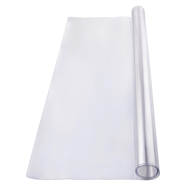 PVC Table Protector 48x48 Inch Clear Plastic Desk Protector 1.5mm