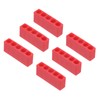HARFINGTON 6pcs Plastic Hex Shank Screwdriver Bit Holder Organizer 5