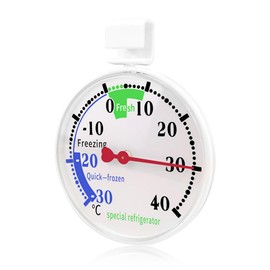 Refrigerator Thermometer, Food Thermometer, Refrigeration Chemicals Thermometer, Automatic Sensing Physical Measurement, Suitable for Kitchen and Home Use, Suitable for Fruits, Vegetables, Cakes, Fish