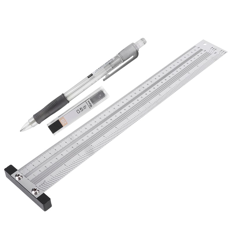 Ultra Precision Marking Ruler Stainless Steel Woodworking Scribing Ruler Gauging