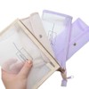 Coolia Twin Mesh Pen Pouch Mind Emotional [Lavender]