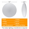 RVsmattly 4 Pack DC12V RV Lights Interior,4.5in Surface Mount Ceiling