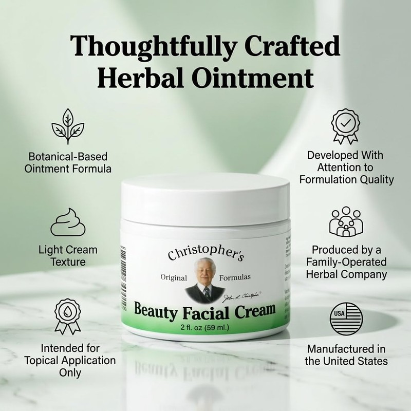 Dr Christopher's Beauty Facial Cream - 2 oz (Pack of