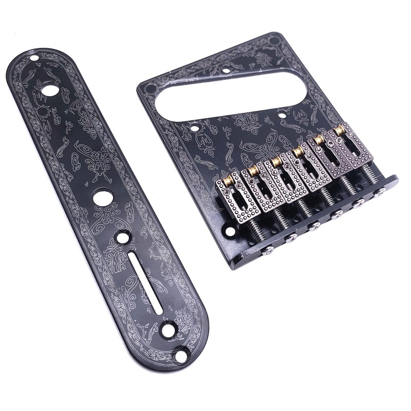 TUOREN 6 String Telecaster Bridge Plate 3 Way Switch Control