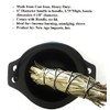 Cast Iron Cauldron w/Handle, Ideal for smudging, Incense Burning, Ritual