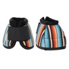 Showman Teal Serape Elite Equine Bell Boots