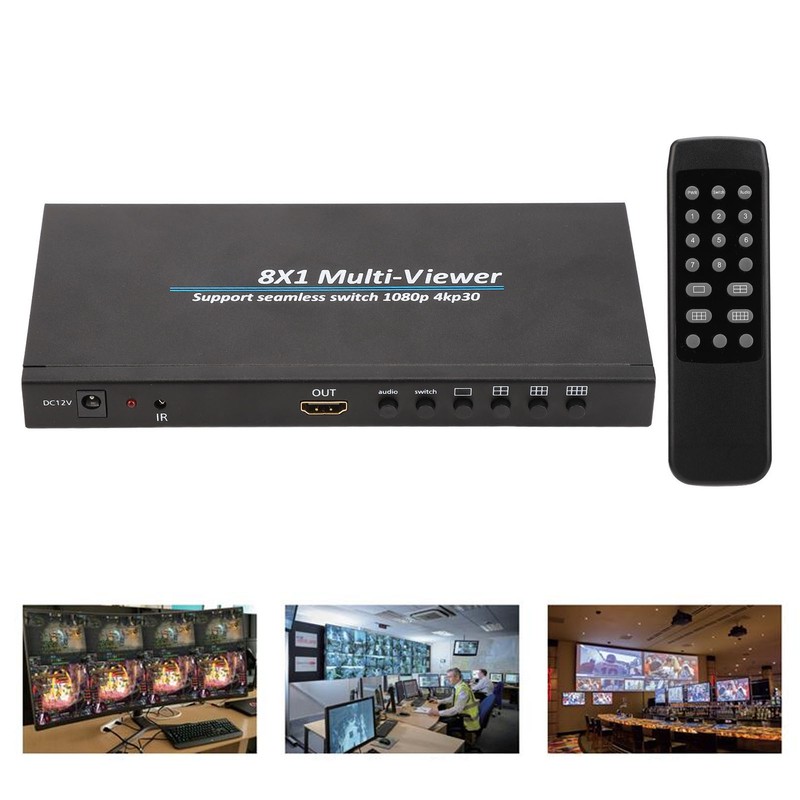 Multi Viewer Screen Divider 8x1 HD Multimedia Interface Screen Spliter