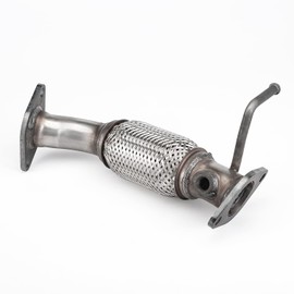 TARALWA Exhaust Muffler Flex Pipe Stainless Steel compatible with 2009-2010 Hyunda Sonata 2.4L T-52604