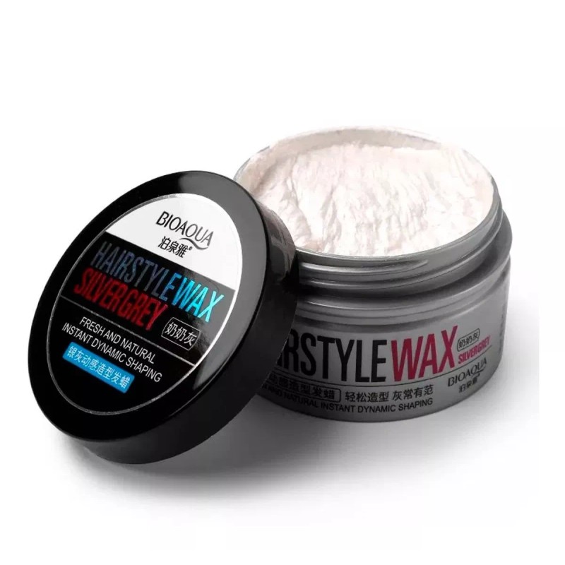 Veraly Cera Cabello Peinar Plata Hairstyle Wax Silver Gris Bioaqua