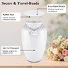 Abooxiu 10 Inches Cremation Urns for Human Ashes Ceramic Keepsake