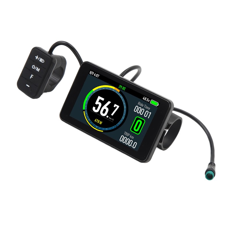 Electric Bicycle T8 LCD Display Colorful Screen 24V 36V 48V